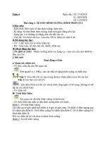 Tuần 4 giáo án chuyên biệt soạn theo định hướng phát triển năng lực học sinh năm 2018 2019 – cô hà 