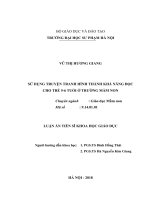 SỬ DỤNG TRUYỆN TRANH HÌNH THÀNH KHẢ NĂNG ĐỌC (LA tiến sĩ khoa học giáo dục)