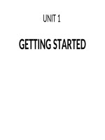 Giáo án tiếng anh 12 mới Unit 1 getting started