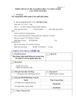 De tai (ung dung CNTT trong cong tác quan ly can bo)