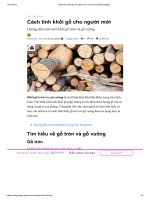 Cách tính khối gỗ cho người mới   farmvina nông nghiệp