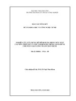 Nghiên cứu xây dựng mô hình rung động máy giặt, cải tiến thiết kế và thử nghiệm hệ thống giảm rung động cho máy giặt lồng ngang dân dụng (NCKH)