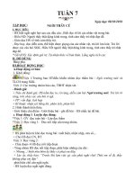 Tuần 7 giáo án lớp 2 soạn theo định hướng phát triển năng lực học sinh năm 2018 2019 – cô tùng 