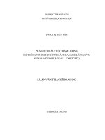 Phân tích cấu trúc, hàm lượng một số saponin chính từ loài thìa canh lá to (gymnema latifolium wall  ex wight)
