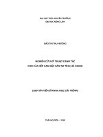 Nghiên cứu kỹ thuật canh tác cho lúa nếp cận đặc sản tại tỉnh hà giang