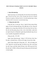 Phân tích quản trị hoạt động sản xuất cho điện thoại iphone 