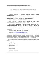 Phân tích xuất khẩu hàng thủy sản sang thị trường hà lan e 