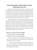 Văn hóa doanh nghiệp – những tác động của văn hóa đến tiêu dùng tại VIệt nam 