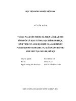thành phần côn trùng và nhện lớn bắt mồi sâu cuốn lá đậu tương; đặc điểm sinh học, sinh thái của loài bọ chân chạy chlaenius posticalis motschulsky, vụ xuân và vụ hè thu năm 2015 tại gia lâm, hà nội