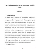 Phân tích chiến lược hoạt động sản xuất kinh doanh của công ty bia việt hà e 