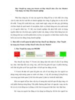 Học thuyết kỳ vọng của vroom và học thuyết nhu cầu của maslow  vận dụng vào thực tiễn doanh nghiệp 