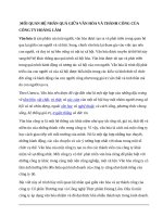 MỐI QUAN hệ NHÂN QUẢ GIỮA văn hóa và THÀNH CÔNG của CÔNG TY HOÀNG lâm 