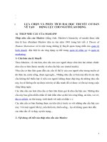 LỰA CHỌN và PHÂN TÍCH HAI học THUYẾT cơ bản về tạo ĐỘNG lực CHO NGƯỜI LAO ĐỘNG  