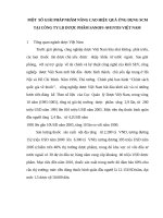 MỘT  số GIẢI PHÁP NHẰM NÂNG CAO HIỆU QUẢ ỨNG DỤNG SCM tại CÔNG TY LD dược PHẨM SANOFI AVENTIS VIỆT NAM 