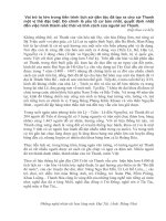 Vai trò to lớn trong tiến trình lịch sử dân tộc đã tạo ra cho xứ thanh một vị thế đặc biệt