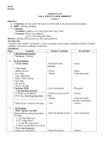 Giáo án Tiếng Anh lớp 5 VNEN tuần 1 đến tuần 3 hay