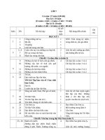 Phân phối chương trình môn Ngữ văn 7 VNEN