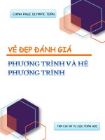 VẺ ĐẸP ĐÁNH GIÁ PHƯƠNG TRÌNH VÀ HỆ PHƯƠNG TRÌNH