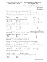 Đề kiểm tra năng lực giáo viên môn toán năm 2018 – 2019 trường lý thái tổ – bắc ninh 