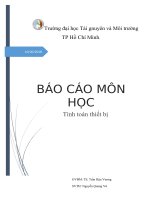 Báo cáo tính toán bể Aerotank (Autosaved)