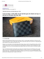 Chẩn đoán thói quen tài chính thông qua ví tiền