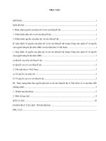 Quy định về quyền của phụ nữ và trẻ em khuyết tật trong Công ước quốc tế về quyền của người khuyết tật năm 2006 và nội luật hóa ở Việt Nam Bài tập nhóm 9 điểm