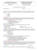 câu hỏi trắc nghiệm hóa đại cương