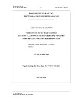 Nghiên cứu xử lý hạt nix thải của nhà máy đóng tàu biển hyundai  vinashin bằng phương pháp ổn định đóng rắn 