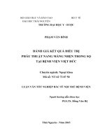 Đánh giá kết quả điều trị phẫu thuật nang màng nhện trong sọ tại bệnh viện việt đức 