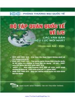 Bộ tập quán quốc tế về phương thức LC.Các văn bản có hiệu lực mới nhất