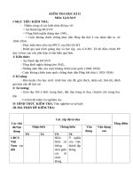 KIỂM TRA HỌC KÌ II  Môn Lịch Sử 9 chương trình mới hay