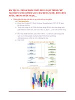 Thành phần hỗn hợp chất dẻo và quy trình chế tạo sản phẩm chai đựng nước, bồn chứa nước, vỏ nhựa bút bi, thùng chứa chai nước ngọt,