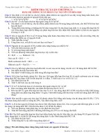 LỚP 10 KIỂM TRA tự LUẬN CHƯƠNG 2 (BẢNG TUẦN HOÀN) 