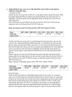 3.1. Vận dụng mô hình phù hợp, thu thập số liệu và dựa trên mô hình cung cầu để phân tích biến động giá cả hàng hóa trong quá khứ và hiện tại.