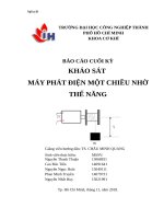 thuyet minh báo cáo quy hoạch thực nghiệm iuh