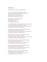 Hợp âm guitar bài hát chị tôi 2 