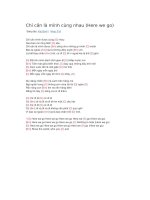 Hợp âm guitar chỉ cần là mình cùng nhau 