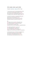 Hợp âm guitar bài hát chỉ một mình anh thôi 