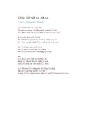 Hợp âm guitar bài hát chia đôi vầng trăng 