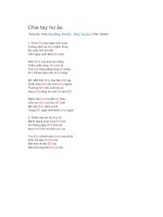 Hợp âm guitar bài hát chia tay hư ảo 