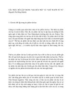 CẤU TRÚC đối lập TRONG HAI đứa TRẺ và CHỮ NGƯỜI tử tù 