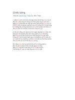 Hợp âm guitar bài hát chiếc bóng 