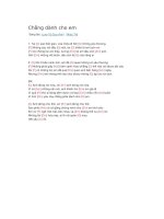 Hợp âm guitar chẳng dành cho em 