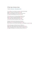 Hợp âm guitar bài hát chia tay trong mưa 