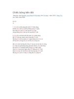 Hợp âm guitar bài hát chiếc bóng bên đời 