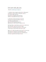 Hợp âm guitar chỉ anh mãi yêu em 