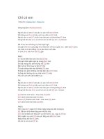 Hợp âm guitar chỉ có em 1 