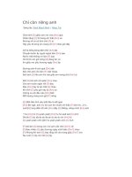 Hợp âm bài hát chỉ còn riêng anh 