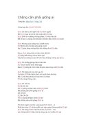 Hợp âm guitar chẳng cần phải giống ai 