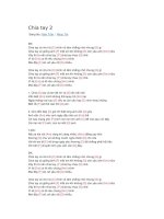 Hợp âm guitar bài hát chia tay 2 